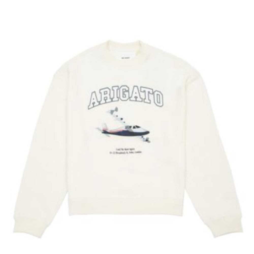 Axel Arigato Voyage Logo Printed Crewneck Sweatshirt